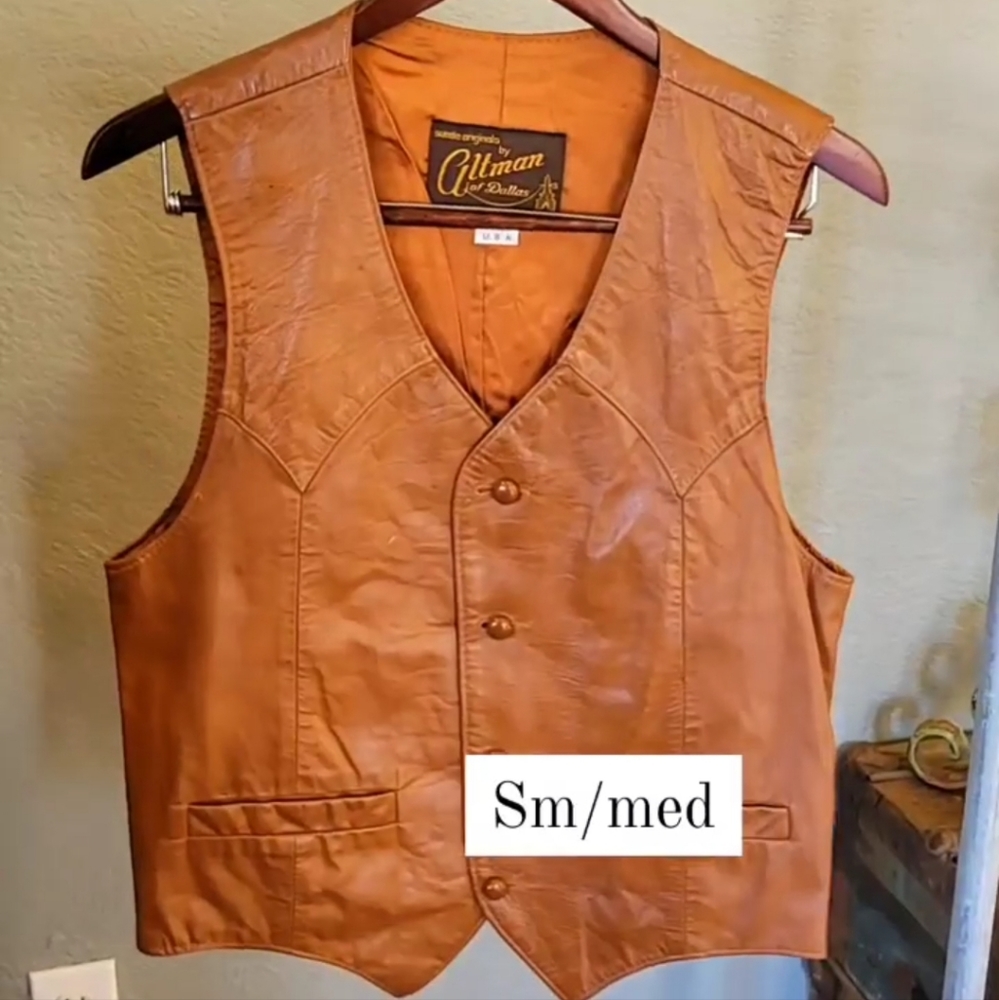 Vintage Leather Vest